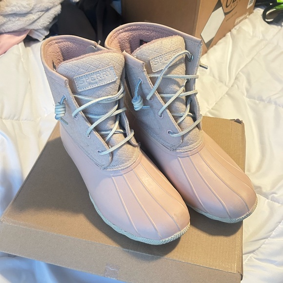 Sperry Women's Pink Duck Boots - Picture 1 of 6